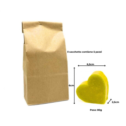 5 FORME DI SAPONE AL SANDALO