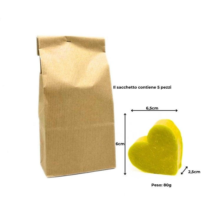 5 BLACK ORCHID SOAPS – LARGE PINE AND TEDDY BEAR SHAPES