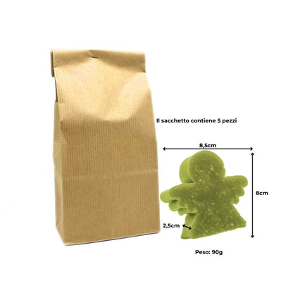 5 FORME DI SAPONE AL THE NERO E BERGAMOTTO