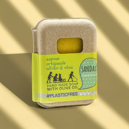 SANDALWOOD SOAP PACKAGING IN RECYCLED CARDBOARD