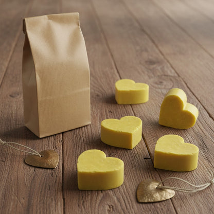 5 FORME DI SAPONE AL SANDALO