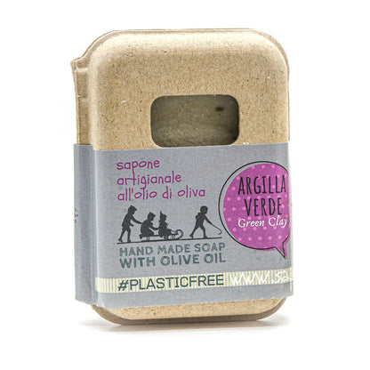 SAPONE ARGILLA PACKAGING IN CARTONE RICICLATO