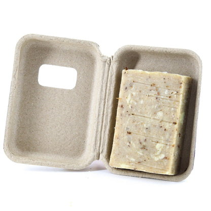 EASTER GIFT IDEA: LAVENDER SOAP MADE OF RECYCLED CARDBOARD