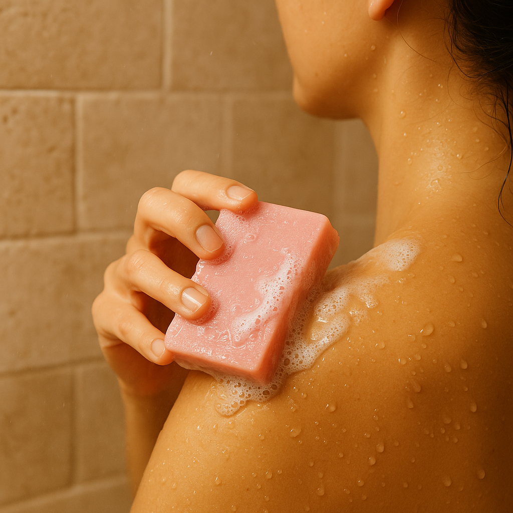 SAPONETTA ARTIGIANALE AL FIOR DI LOTO