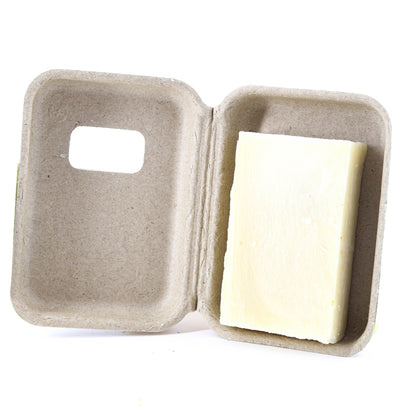 SAPONE DA BARBA AL PINO SILVESTRE PACKAGING IN CARTONE RICICLATO