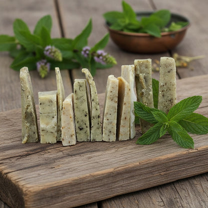RITAGLI DI SAPONE ALLA MENTA PIPERITA