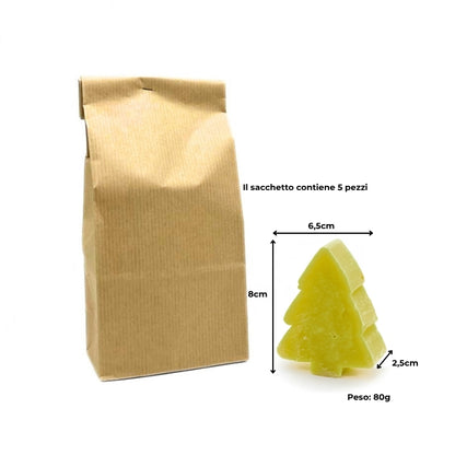 5 FORME DI SAPONE AL THE NERO E BERGAMOTTO