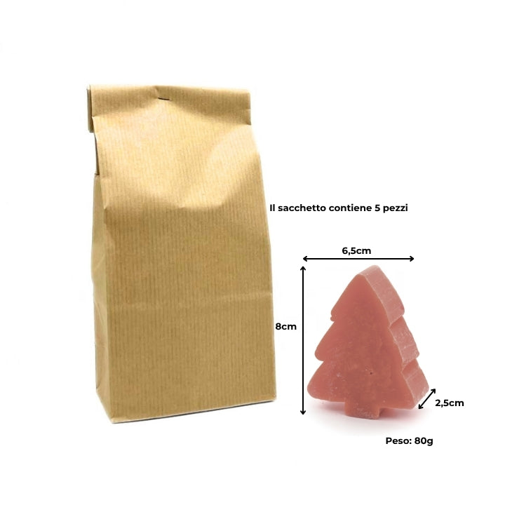 5 FORME DI SAPONE ALL' ARANCIA E CANNELLA