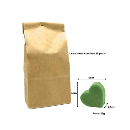 15 SAVONS AU THÉ NOIR ET À LA BERGAMOTE – PETITS FORMES DE PIN ET D'ÉTOILE