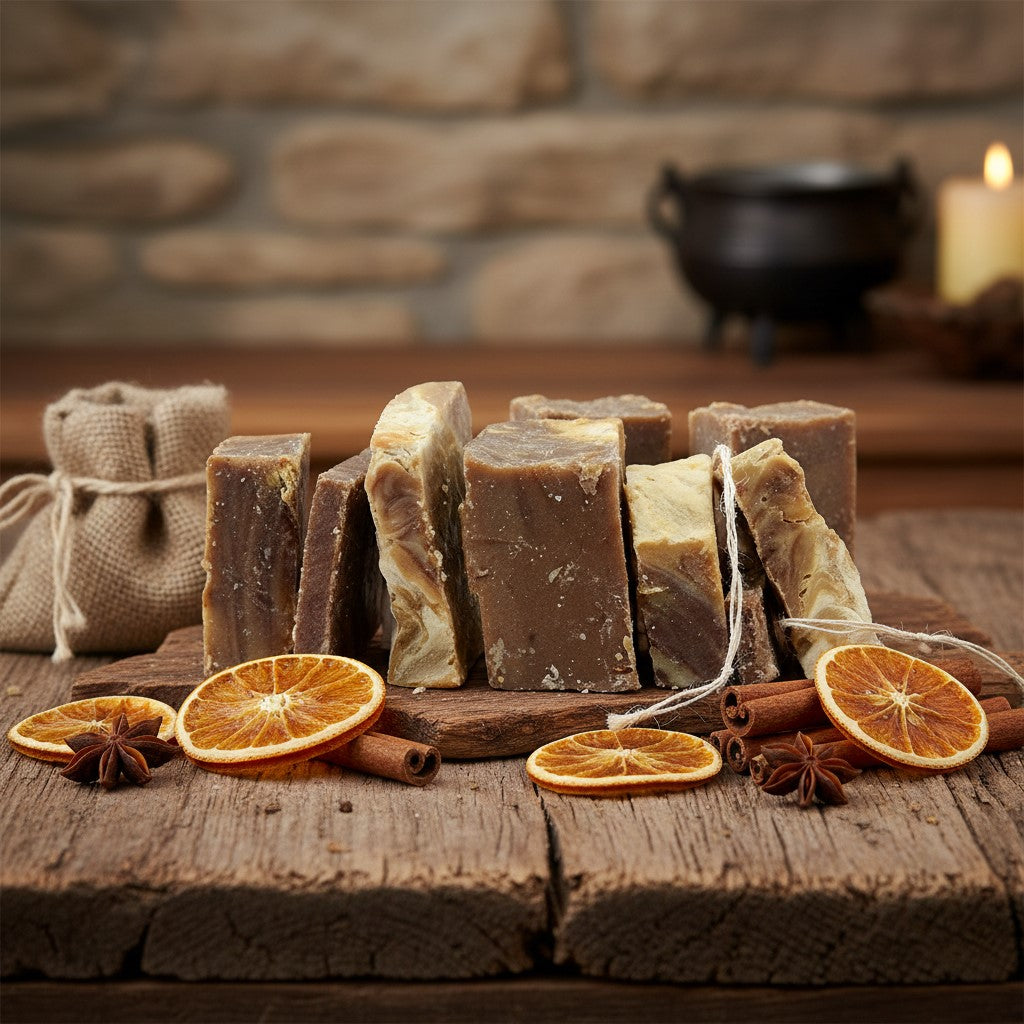 RITAGLI DI SAPONE ALL' ARANCIA E CANNELLA