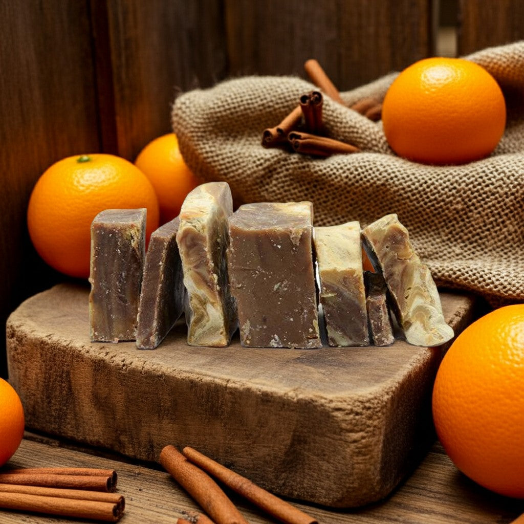 RITAGLI DI SAPONE ALL' ARANCIA E CANNELLA