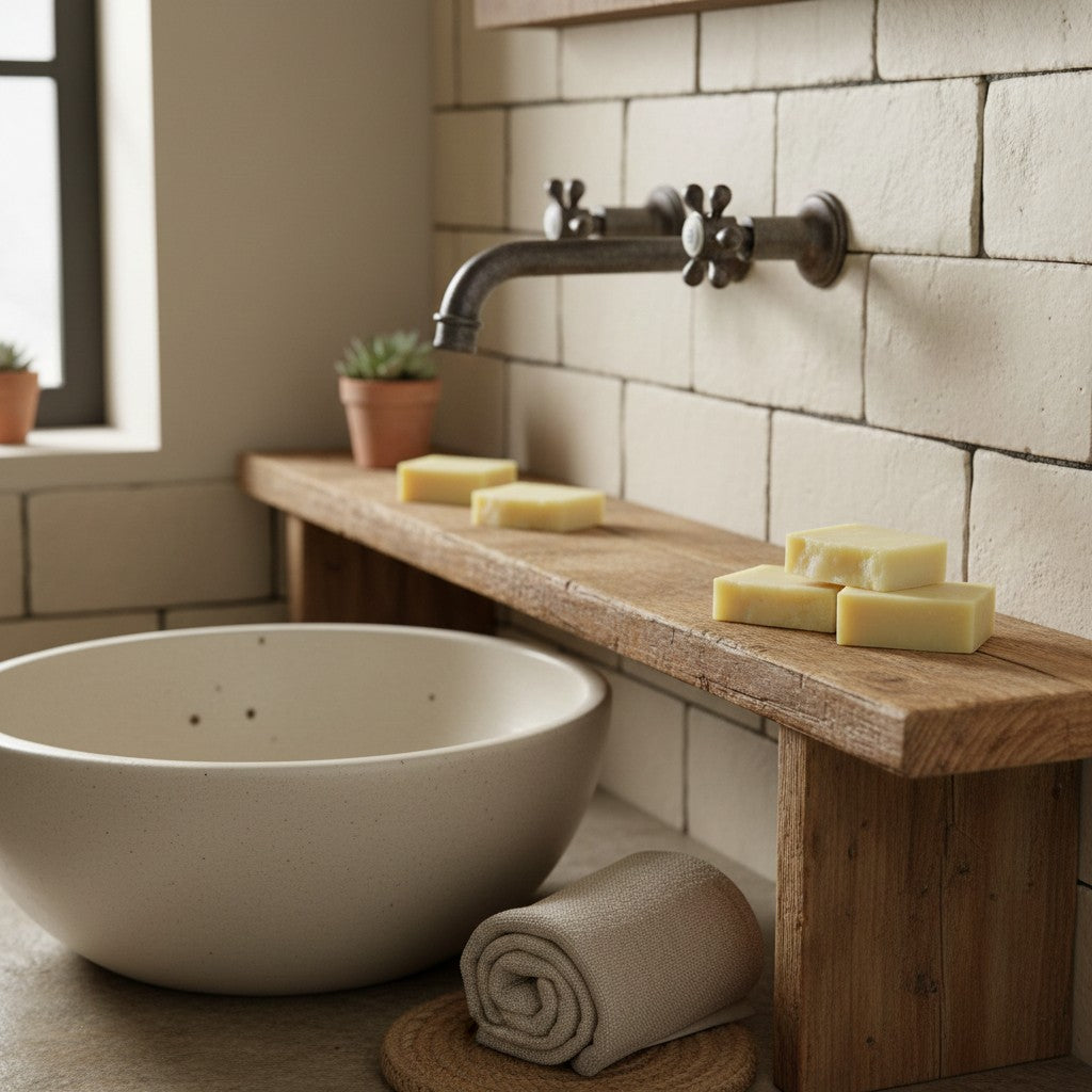 RITAGLI DI SAPONE AL PATCHOULI E BURRO DI KARITE'