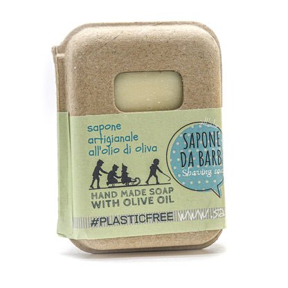 SAPONE DA BARBA AL PINO SILVESTRE PACKAGING IN CARTONE RICICLATO