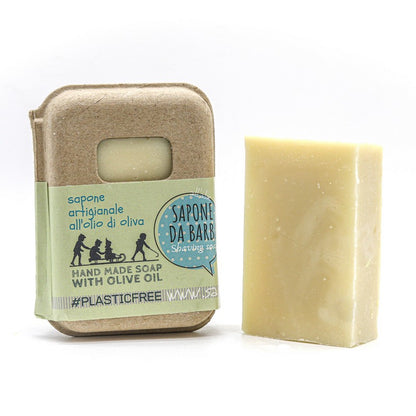 SAPONE DA BARBA AL PINO SILVESTRE PACKAGING IN CARTONE RICICLATO
