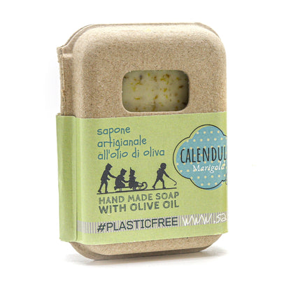 SAPONE CALENDULA PACKAGING IN CARTONE RICICLATO