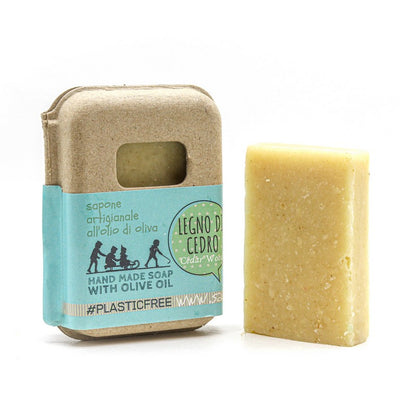 Cedar Wood Soap Packaging Made of Recycled Cardboard