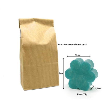 5 BLACK ORCHID SOAPS – LARGE PINE AND TEDDY BEAR SHAPES