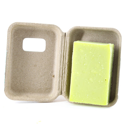 SAVON AU MUSC BLANC DANS UN EMBALLAGE EN CARTON RECYCLÉ