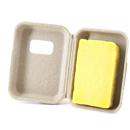 SANDALWOOD SOAP PACKAGING IN RECYCLED CARDBOARD