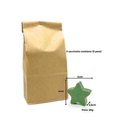 15 SAVONS AU THÉ NOIR ET À LA BERGAMOTE – PETITS FORMES DE PIN ET D'ÉTOILE