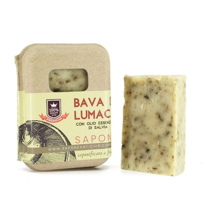 SNAIL SLIME SOAP RECYCLED CARDBOARD PACKAGING