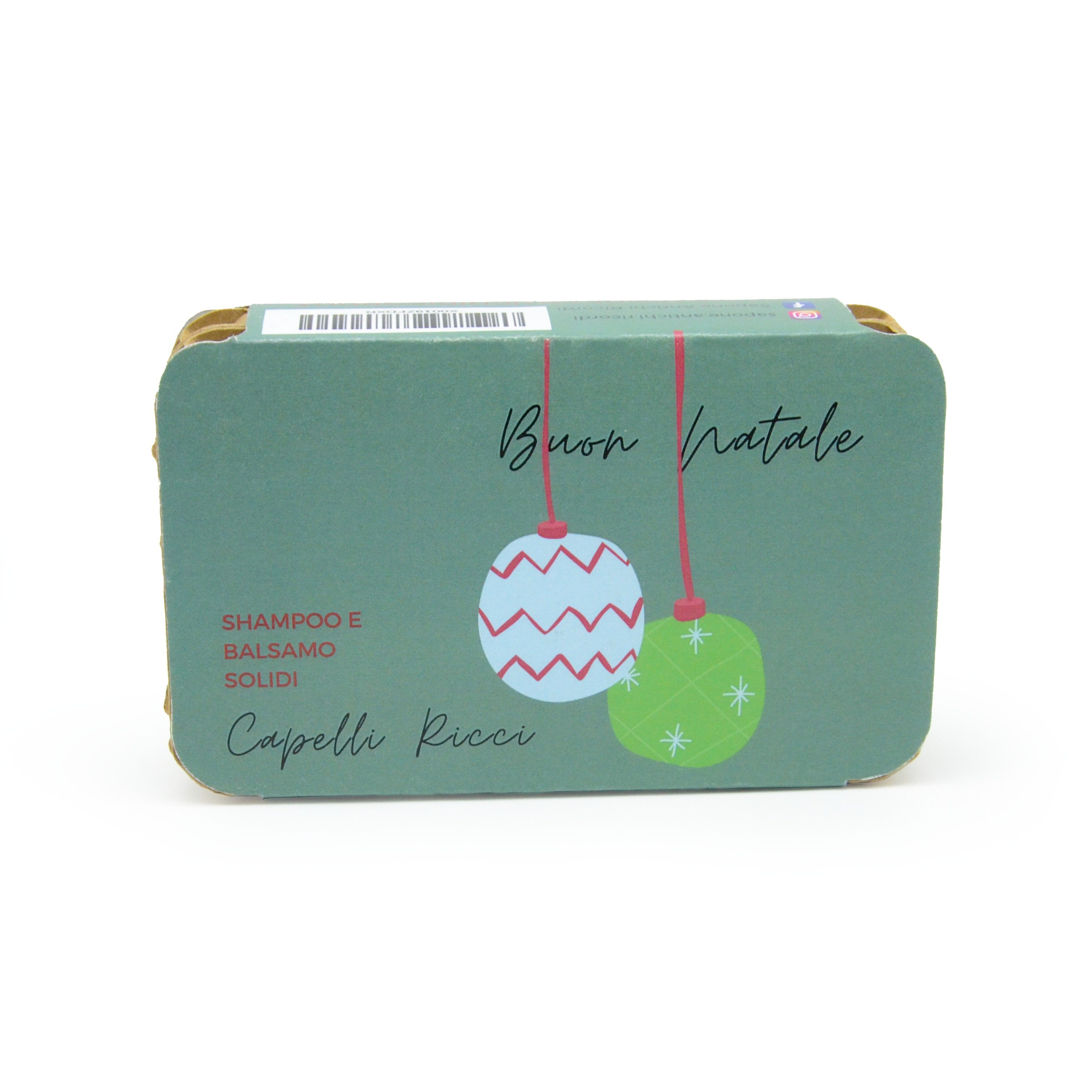 COFFRET DE NOËL SHAMPOING SOLIDE POUR CHEVEUX BOUCLÉS + APRÈS-SHAMPOING SOLIDE POUR CHEVEUX BOUCLÉS