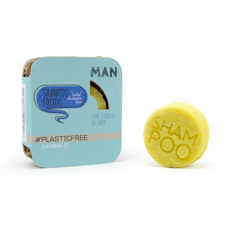 "MAN" SOLID SHAMPOO WITH SANDAL