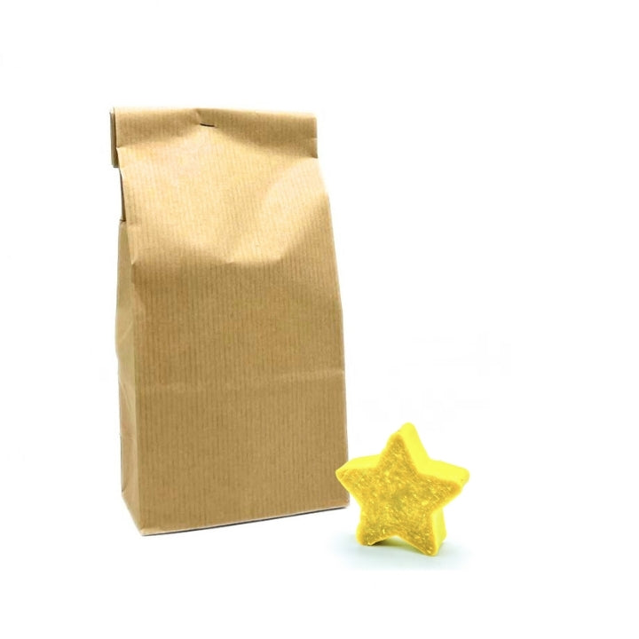 15 BLACK TEA AND BERGAMOT SOAPS – SMALL PINE AND STAR SHAPES